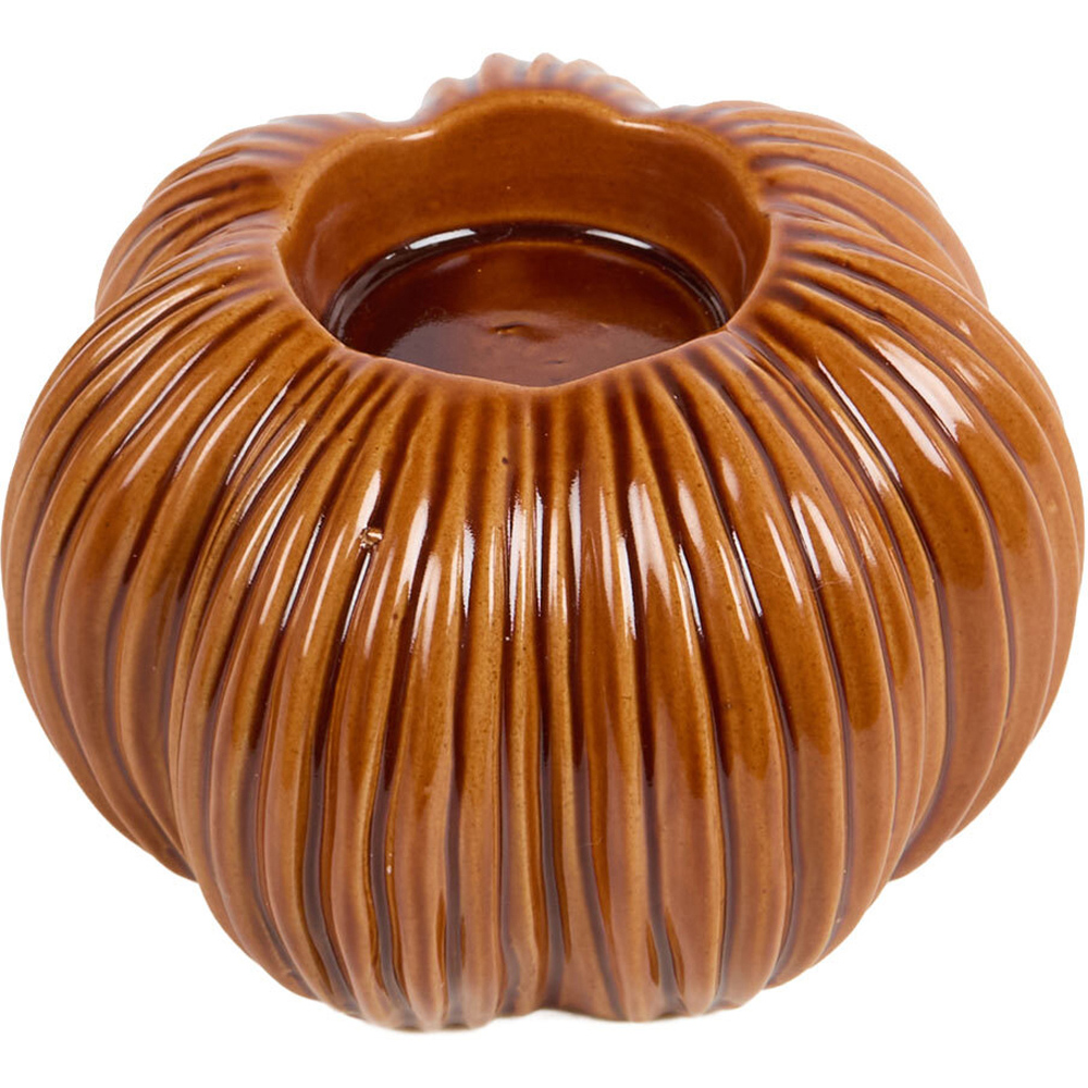 Ceramic Pumpkin Tealight Holder Image 9