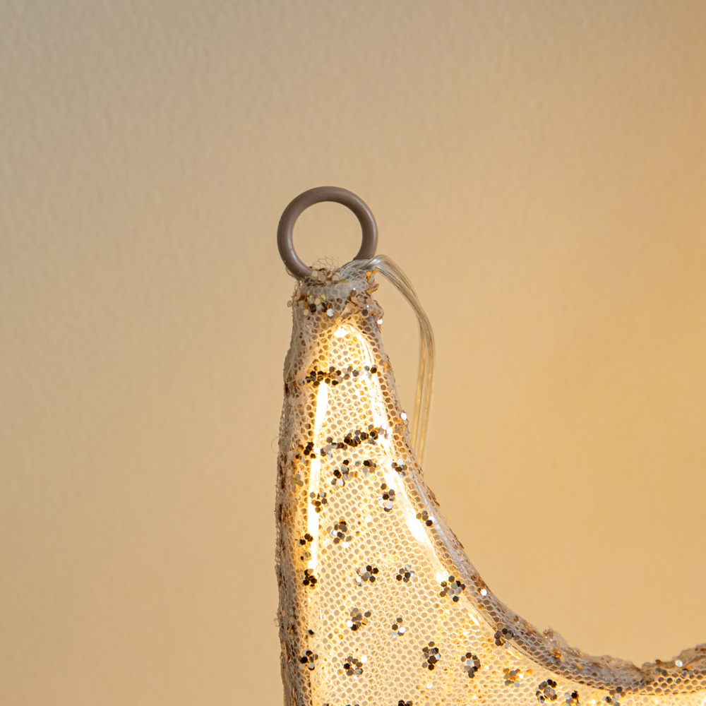 Samuel Alexander Aura 540 Warm White LED Light-Up Gold Leaping Christmas Reindeer 71cm Image 3