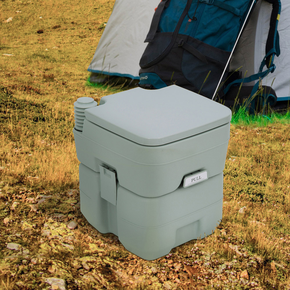 Outsunny 20L Waste Portable Camping Toilet Image 2