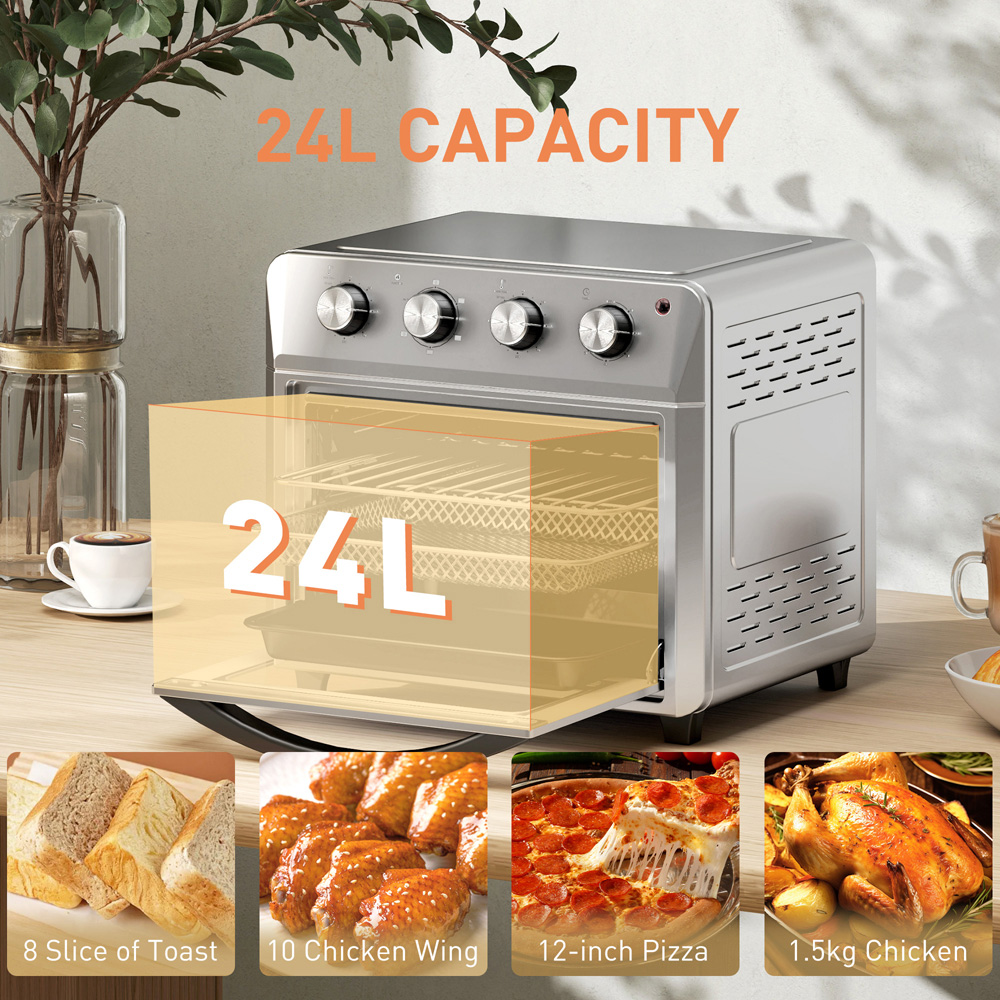 HOMCOM 800-203V70SR 24L Air Fryer Oven Image 4