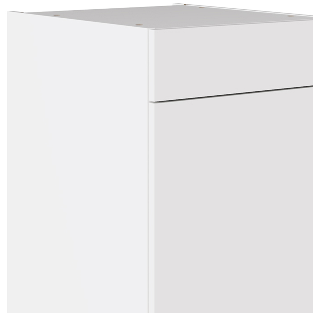 Kitchen Kit Value Slab Matt White Drawerline Base Cabinet 500mm Image 2