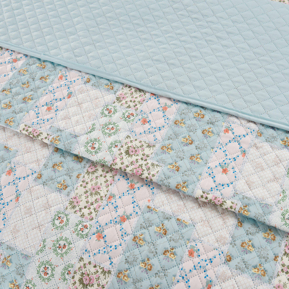 Florelle Gardenia Multicolour Floral Throw 235 x 235cm Image 4