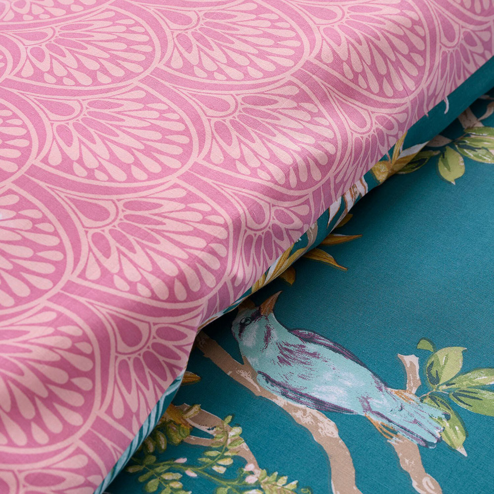 Botanical Birds Duvet Set Multicolour King Image 5
