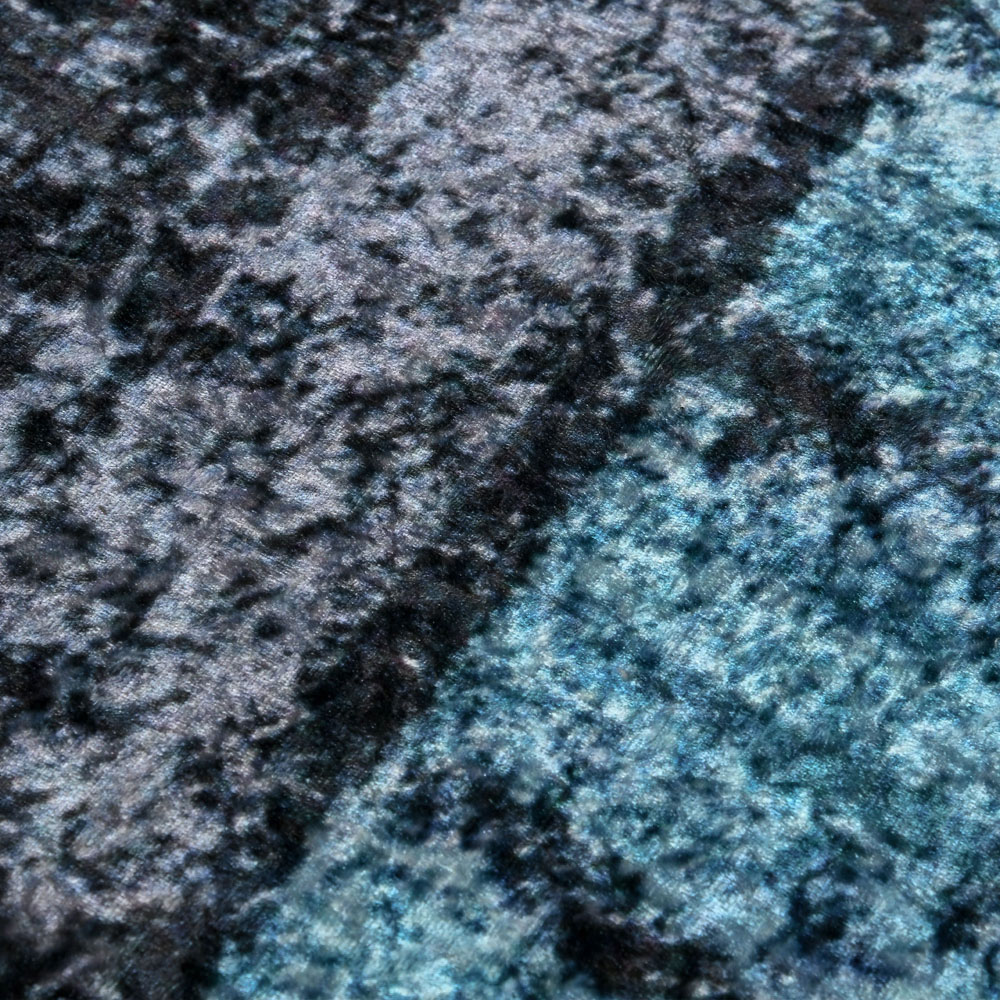 Portland Blue Geometric Rug 160 x 230cm Image 3
