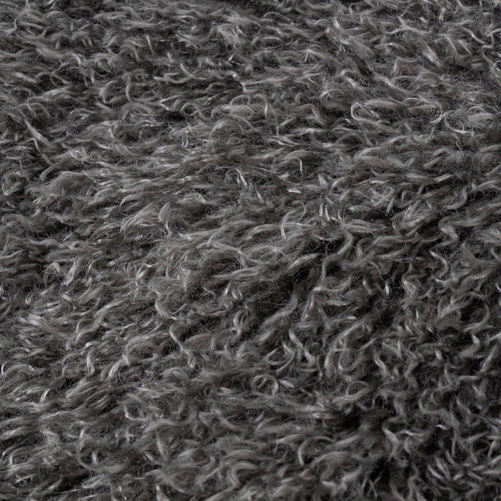 Furn Rowan Grey Reversible Faux Fur Throw 130 x 175cm Image 3