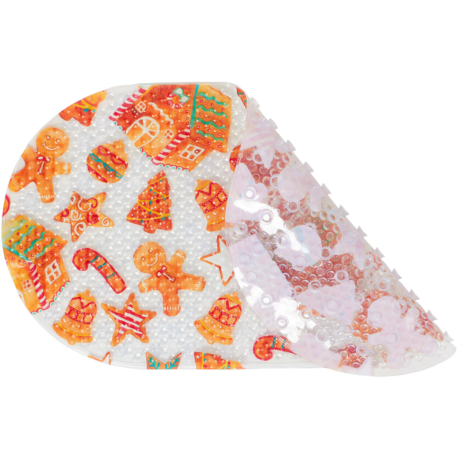 Gingerbread Cookie PVC Bath Mat Image 4