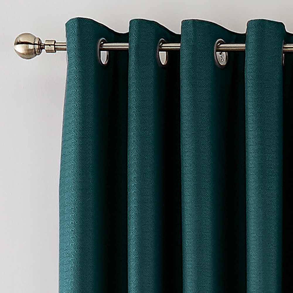 Helena Springfield Eden Lined Teal Curtains 229 x 183cm Image 2