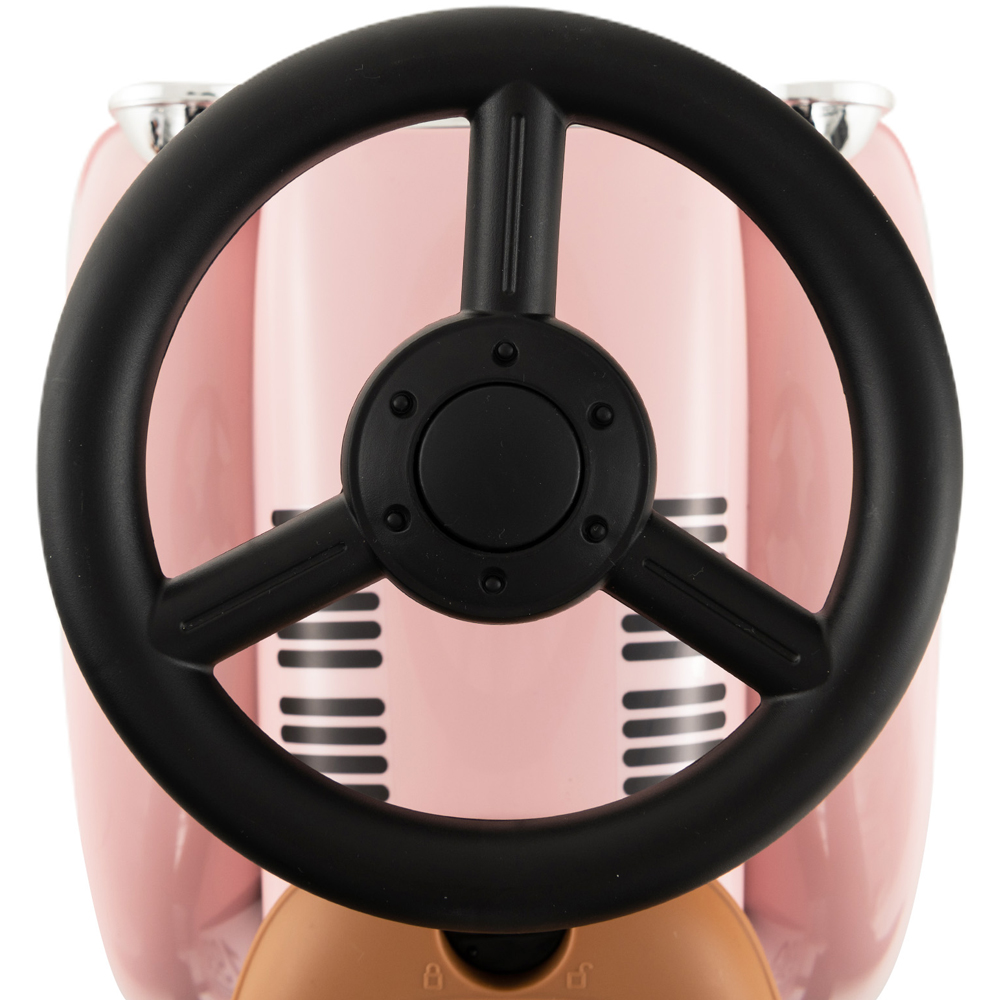 Costway Pink Kids Ride On Car with Under-seat Storage Space Image 3