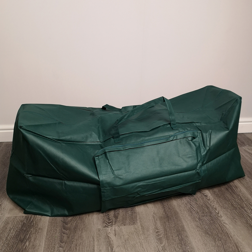 Samuel Alexander Green Christmas Tree Storage Bag with Zip and Carry Handle 120cm Image 9