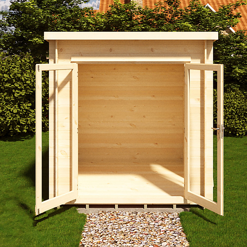 Shire Tilney 8 x 7ft Pent Garden Log Cabin Image 5