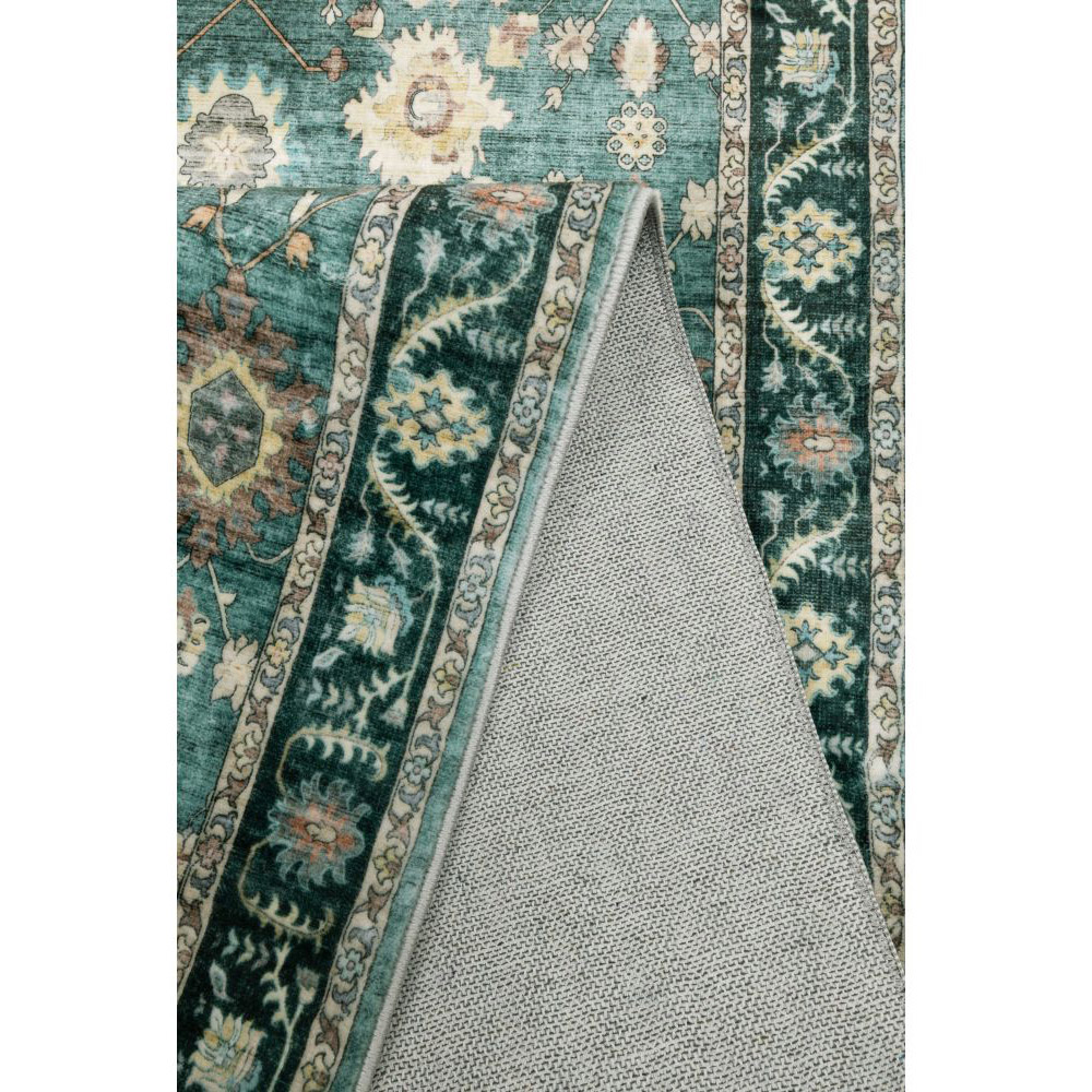 Homemaker Roma Green Heritage Inspired Traditional Runner 67 x 230cm Image 3