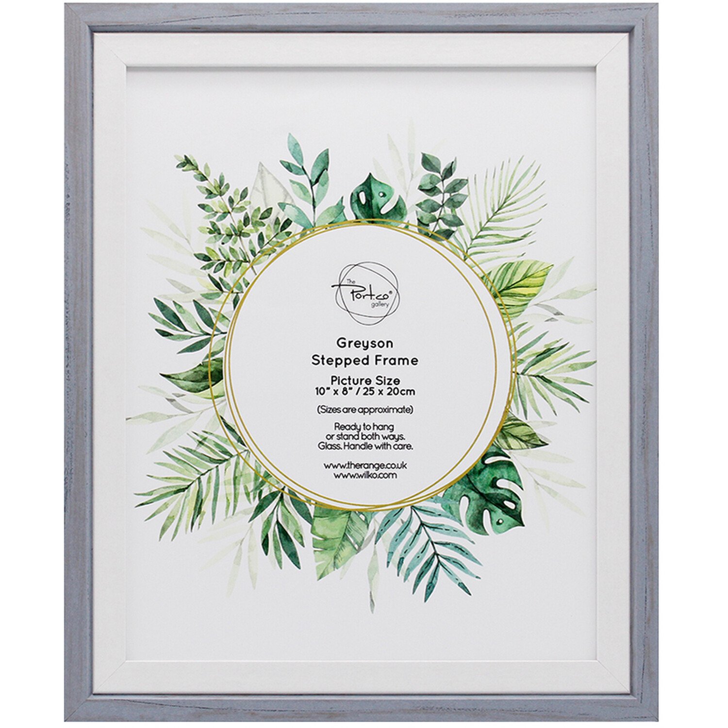 Greyson Stepped Frame - Grey / 8 x 10 inch Image 1