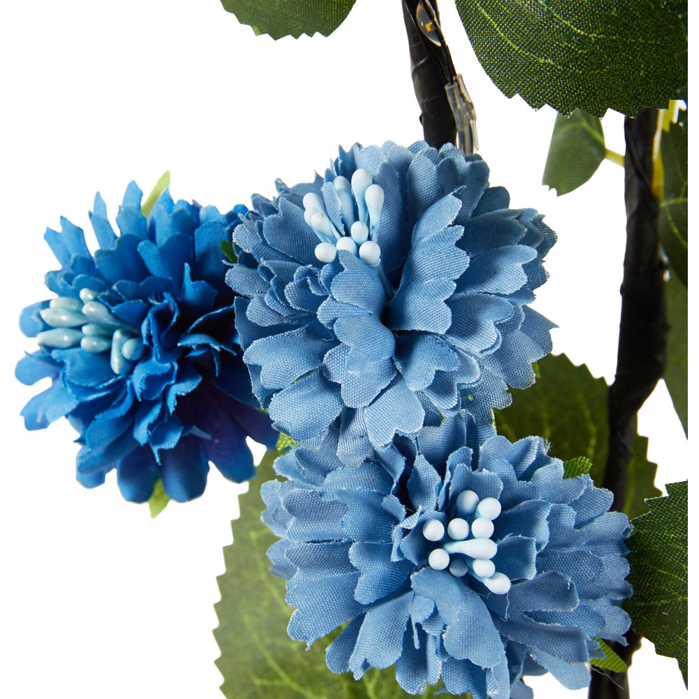 Blue Floral Twig Light - Blue Image 4