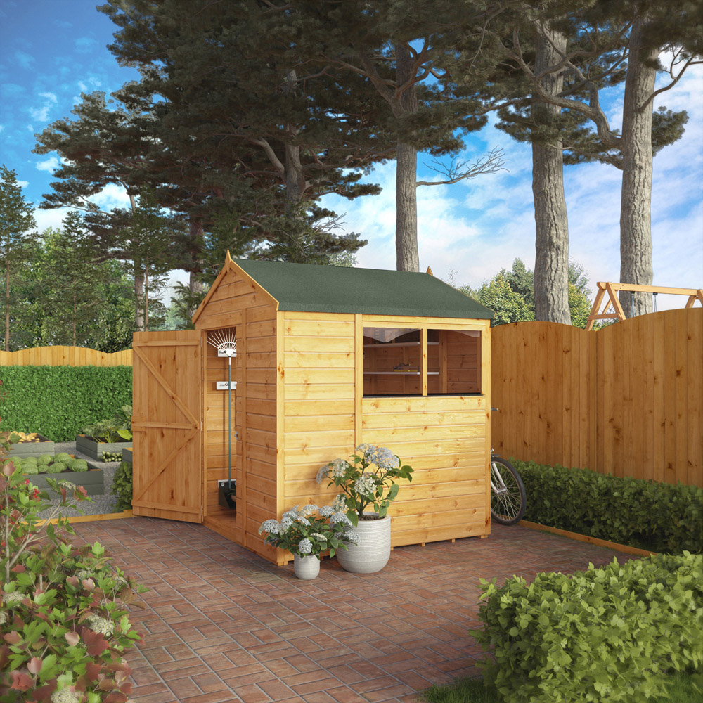 Mercia Woodsman 6 x 6ft Shiplap Apex Shed Image 7