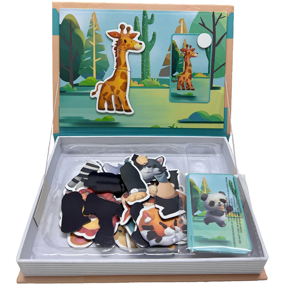Animal Magnetic Puzzle Book Image 4