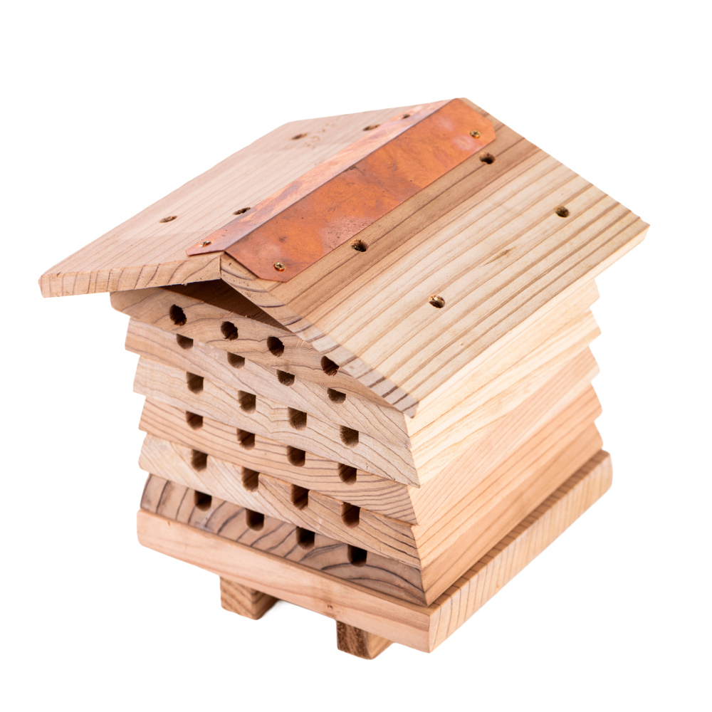 Garden Gear Wooden Bee Hive Hotel Image 3