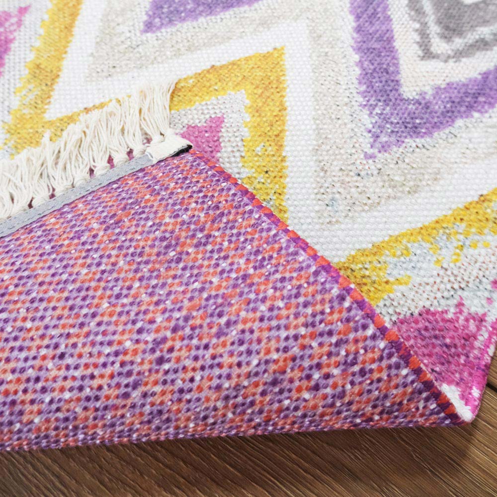 Evu Celeste Multicolour Rug 80 x 150cm Image 6