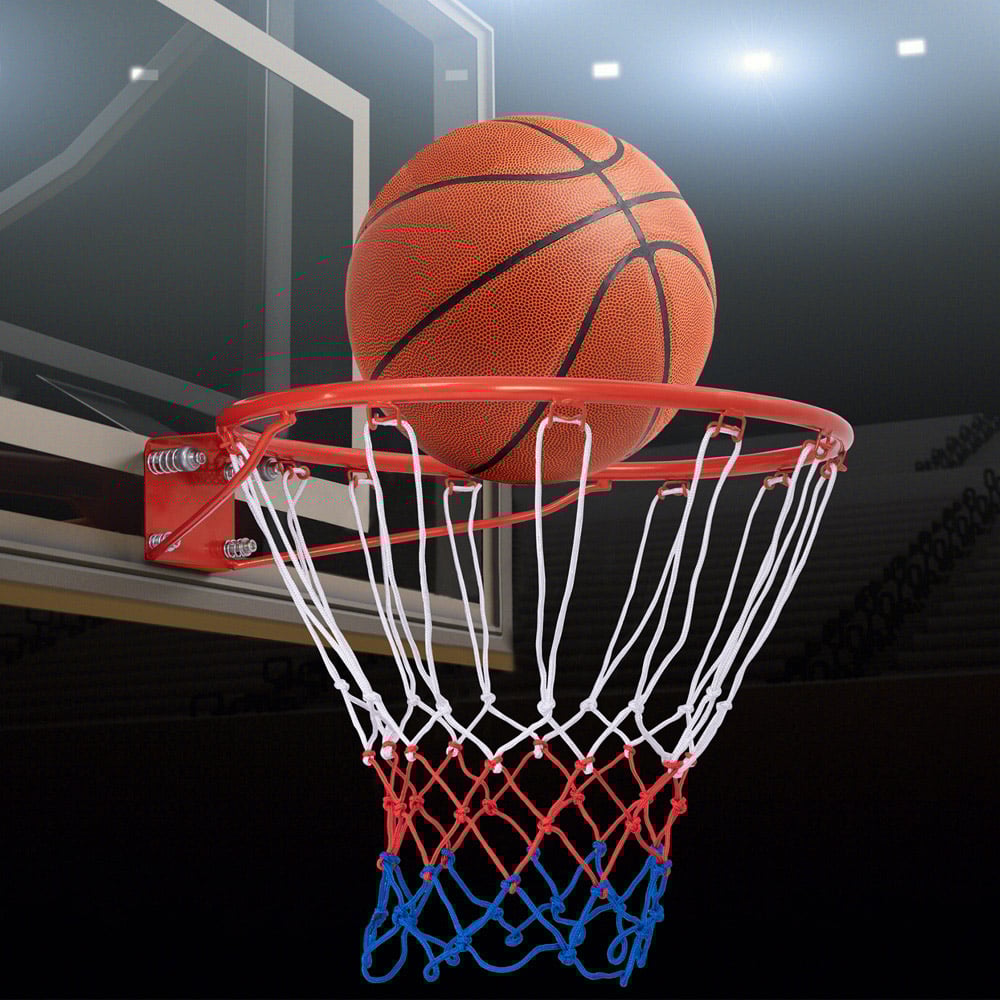 Costway Orange Heavy Duty Basketball Rim Image 2
