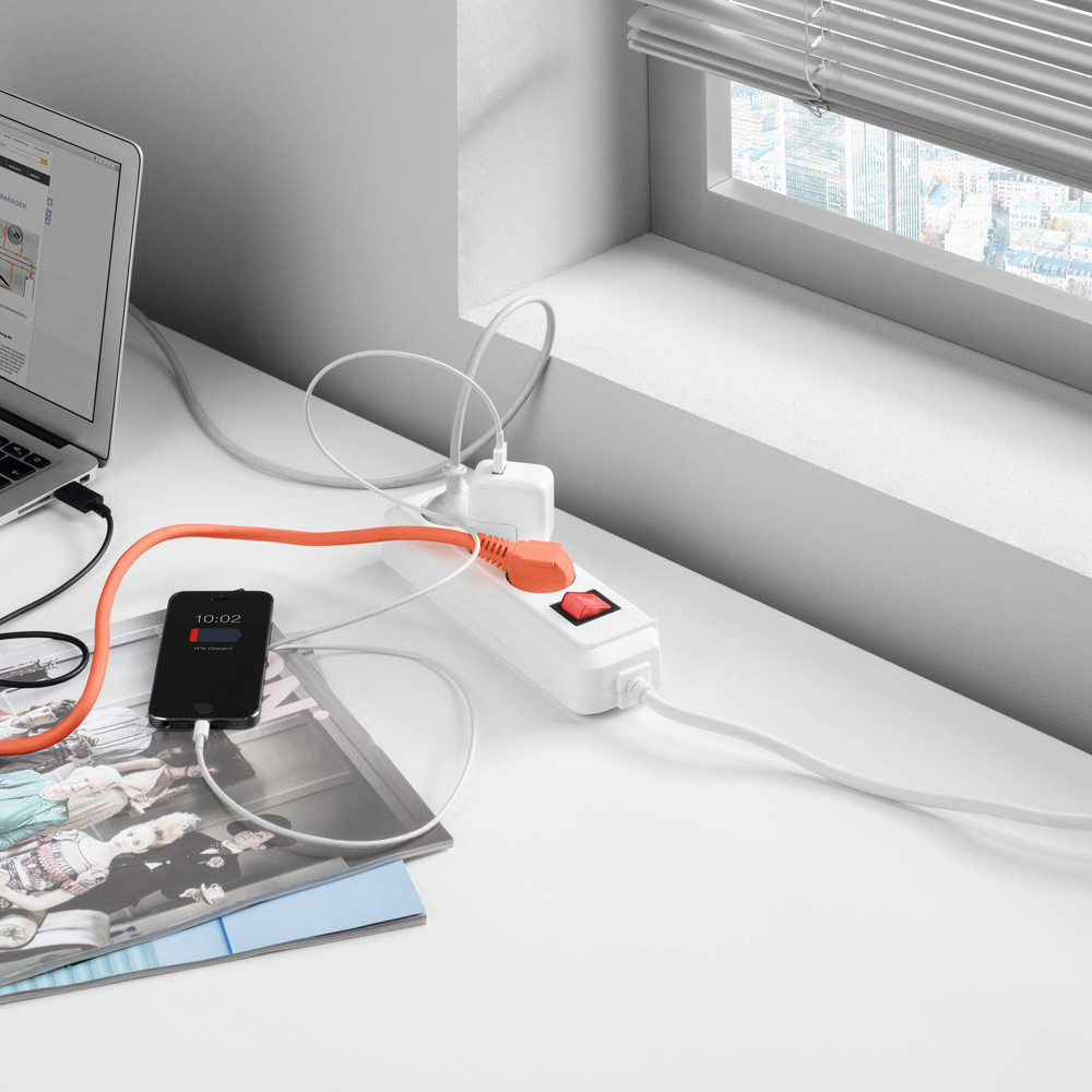 Durable Cavoline Graphite Small Cable Organiser Image 4