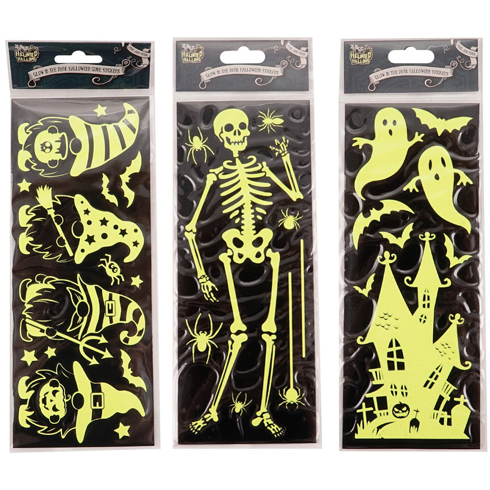 Halloween Glow In The Dark Stickers Image 1