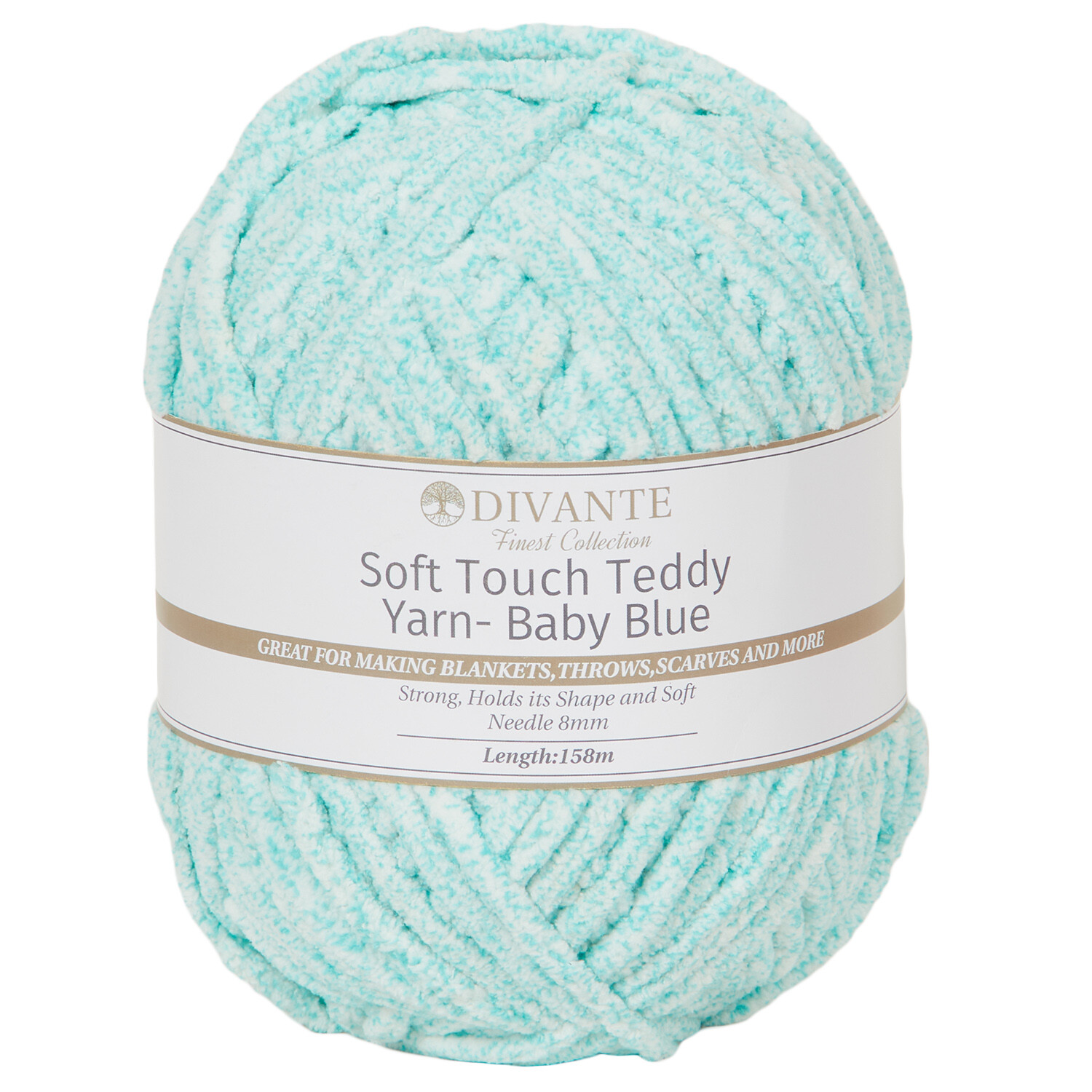 Divante Baby Blue Soft Touch Teddy Yarn 300g Image 1