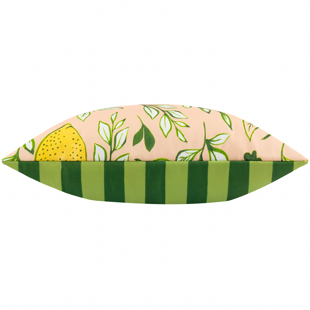 furn. Peach Citronello Printed Polyester Filled Outdoor Cushion 45 x 45cm Image 4
