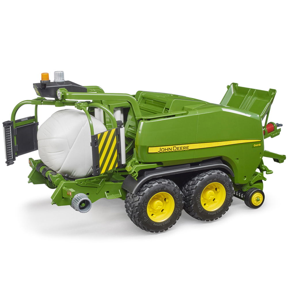 Bruder Kids John Deere C441R Wrapping Chamber Baler Playset Model Image 8