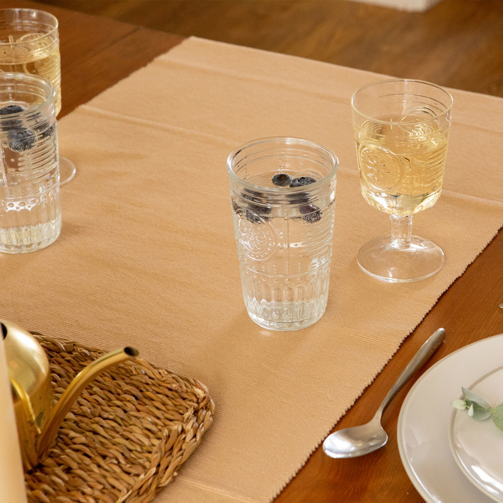 Bormioli Rocco Floral Motif Etched Clear Romantic Highball Glass 475ml 24 Pack Image 4