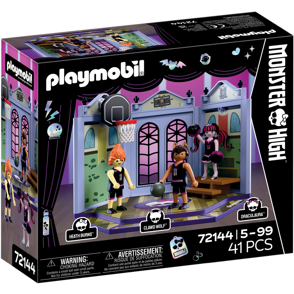 Playmobil Monster High Casketball Court Playset 41 Piece Image 1