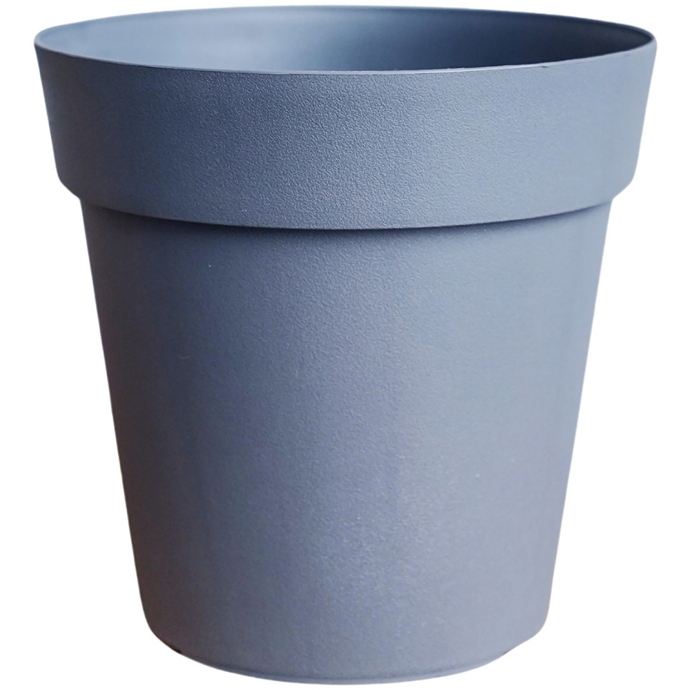 Ivyline Cleo Grey Planter with Wheels 40cm Image 1