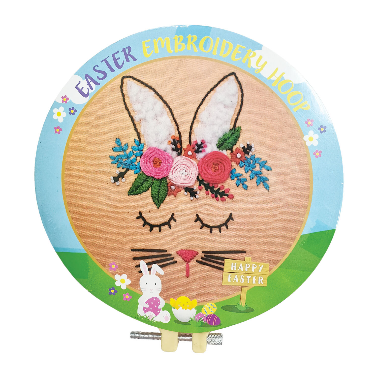 Make Your Own Easter Embroidery Hoop Image
