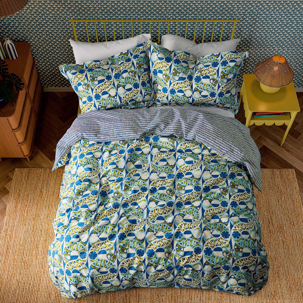 Scion Twist and Turn King Size Indigo Duvet Set Image 5
