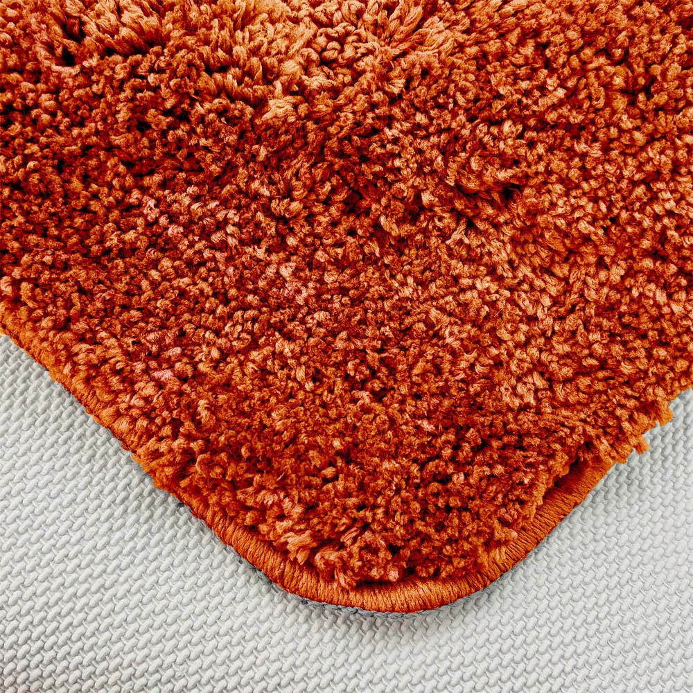 Velosso Lexington Orange Bath Mat Set Image 3