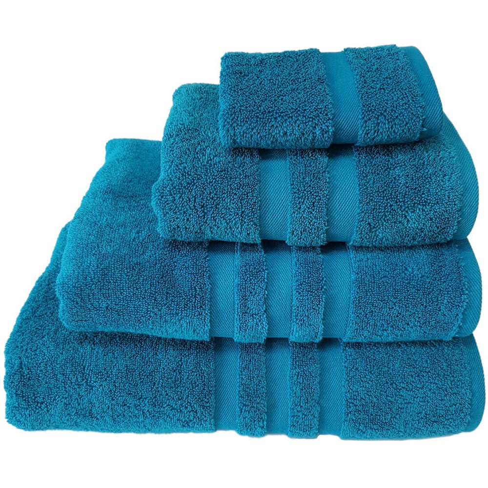 Divante Flannel Cotton Teal Face Cloth Image