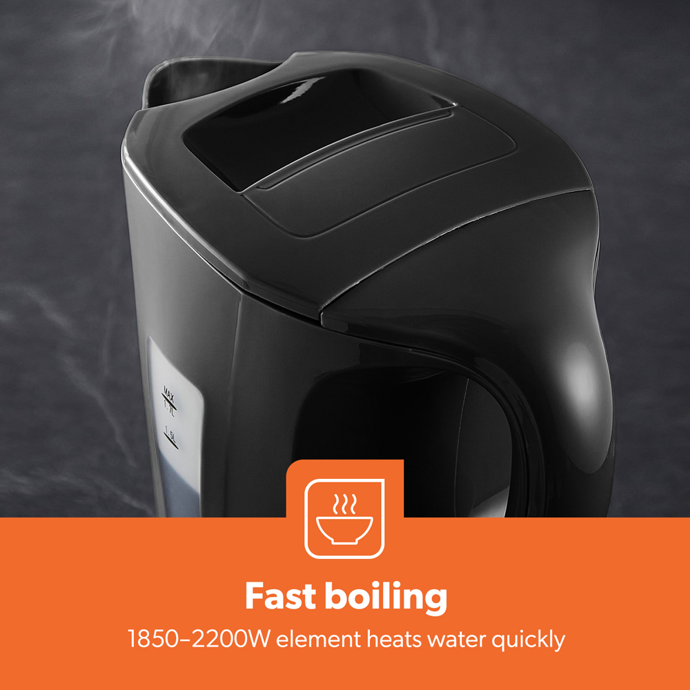 Geepas GK38029UK-BK Black 1.7L Cordless Kettle 2200W Image 4