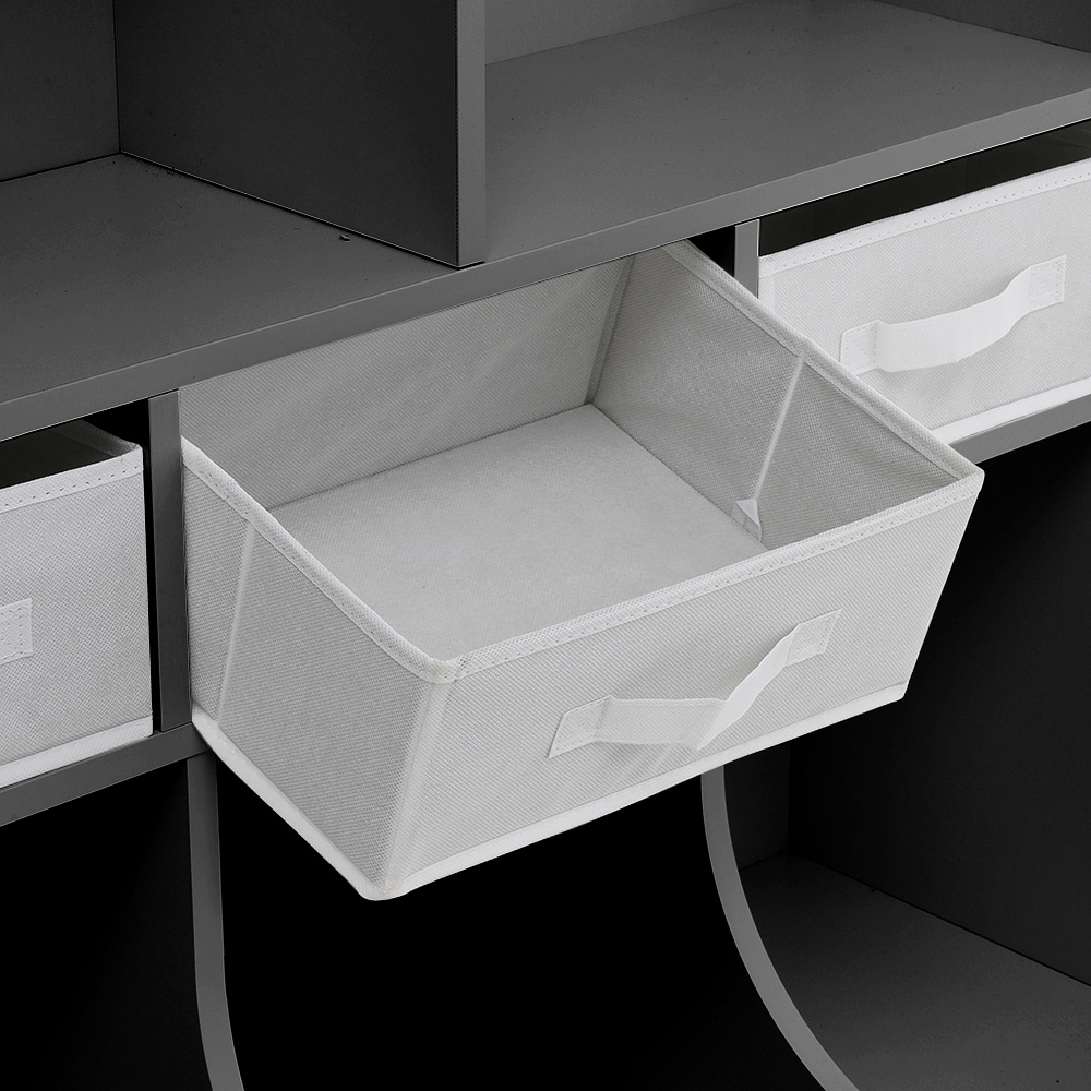 Living and Home 3 Drawer Open Storage Cabinet Image 5
