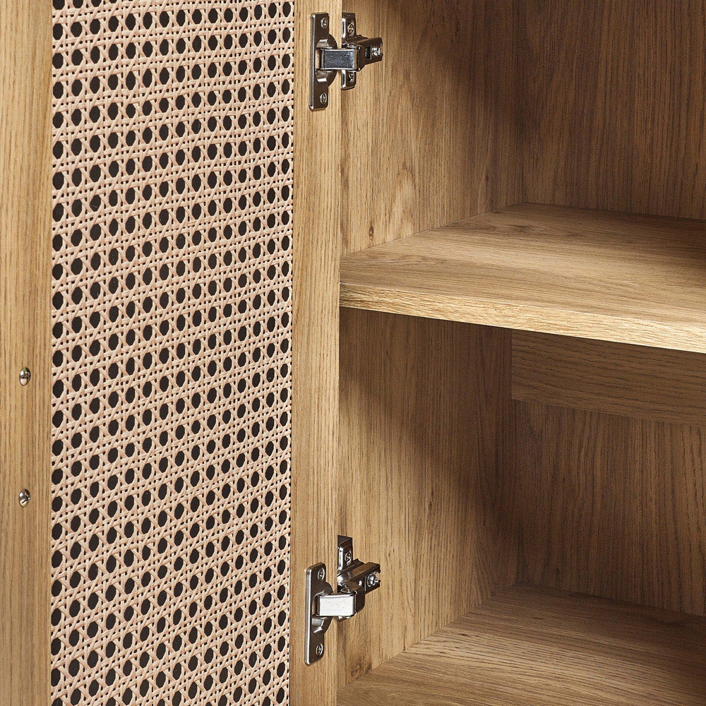Julian Bowen Sydney 3 Door Rattan Effect Sideboard Image 7