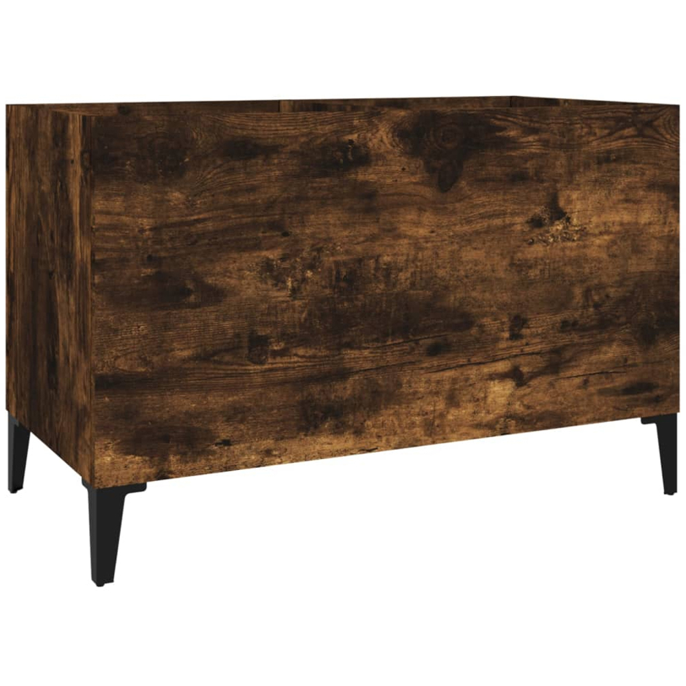 vidaXL Smoked Oak Record Cabinet Image 2