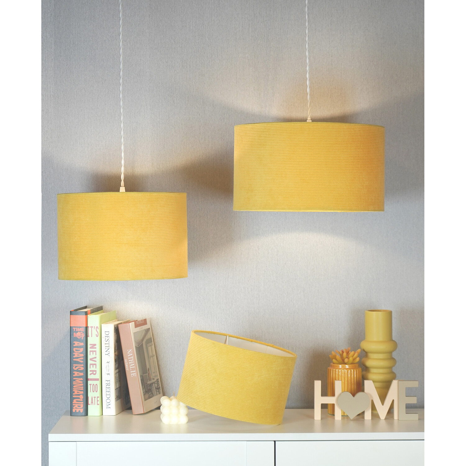 Drum Shade - Yellow / 25cm Image 6