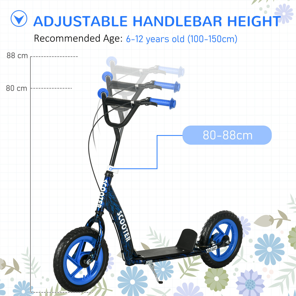 Tommy Toys AIYAPLAY Blue Adjustable Handlebar Kids Kick Scooter Image 8