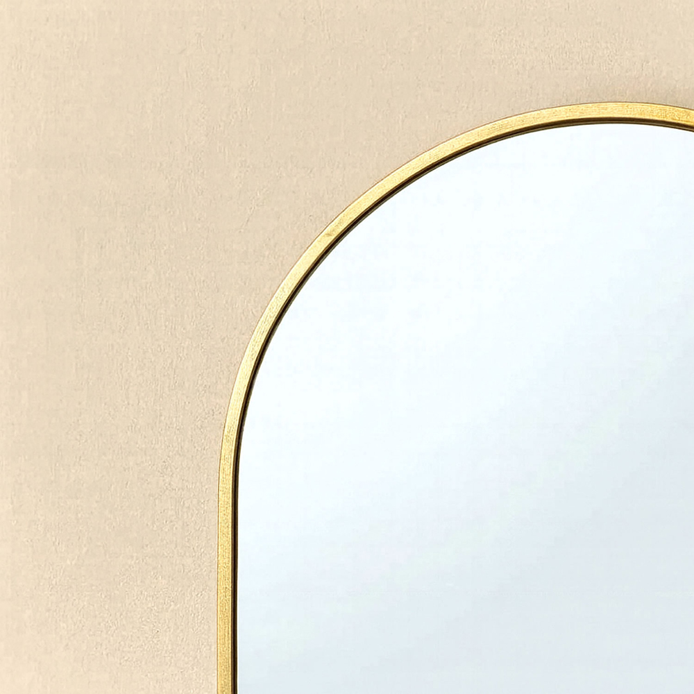 Neo Copper Metal Frame Full Length Mirror 40 x 150cm Image 4