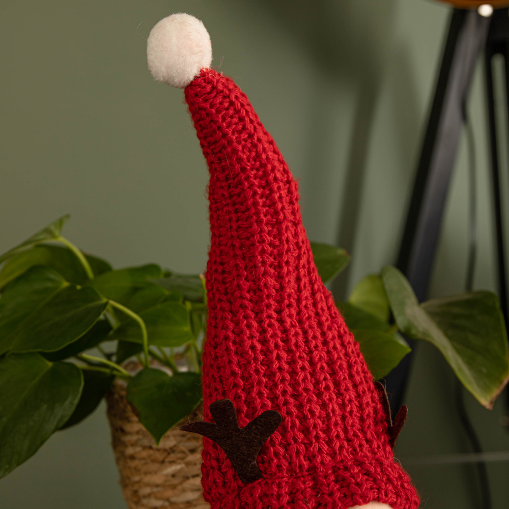 Samuel Alexander Red and White Sitting Mrs Claus Gonk Christmas Decoration 55cm Image 3