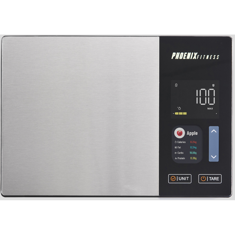 Phoenix Fitness Stainless Steel Smart Kitchen Scale 5kg Image 2