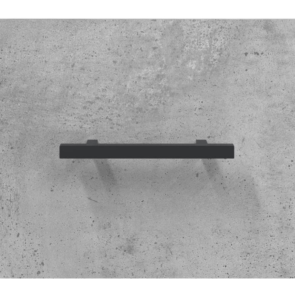 vidaXL 3 Drawer 3 Shelf Concrete Grey TV Cabinet Image 9