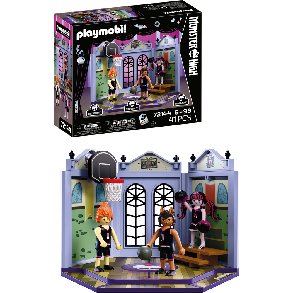 Playmobil Monster High Casketball Court Playset 41 Piece Image 3