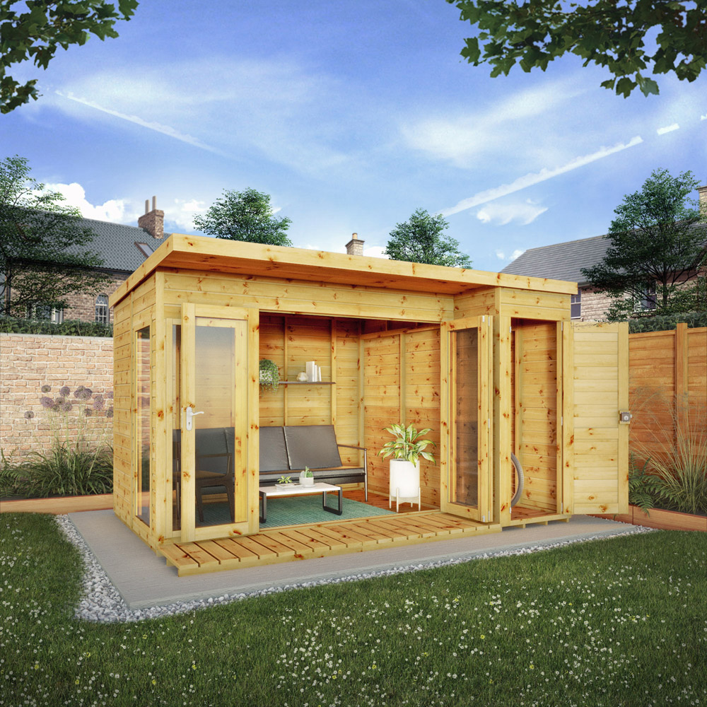 Mercia Summerhouse with Side Shed 12 x 8ft Image 6