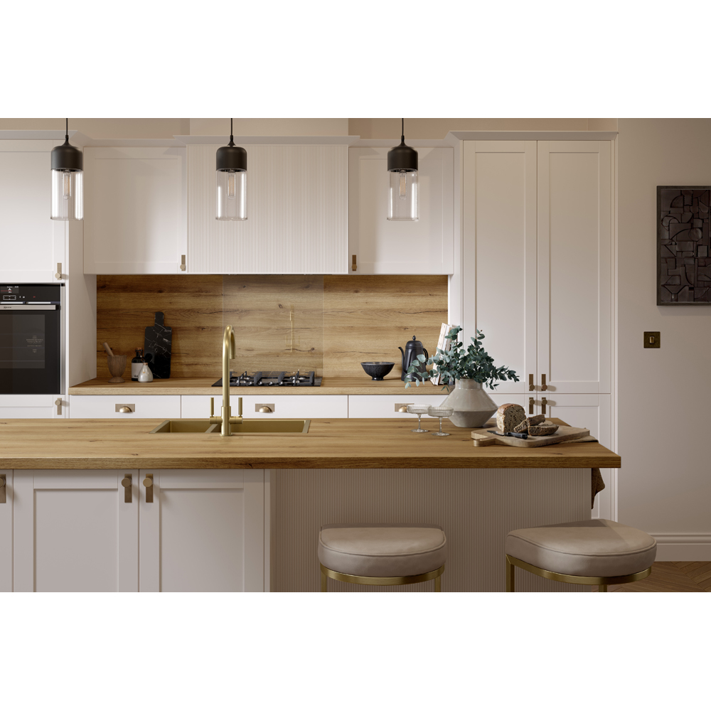 Omega Modern Ashdown Oak Laminate Square Edge Kitchen Worktop 3000 x 620 x 38mm Image 6