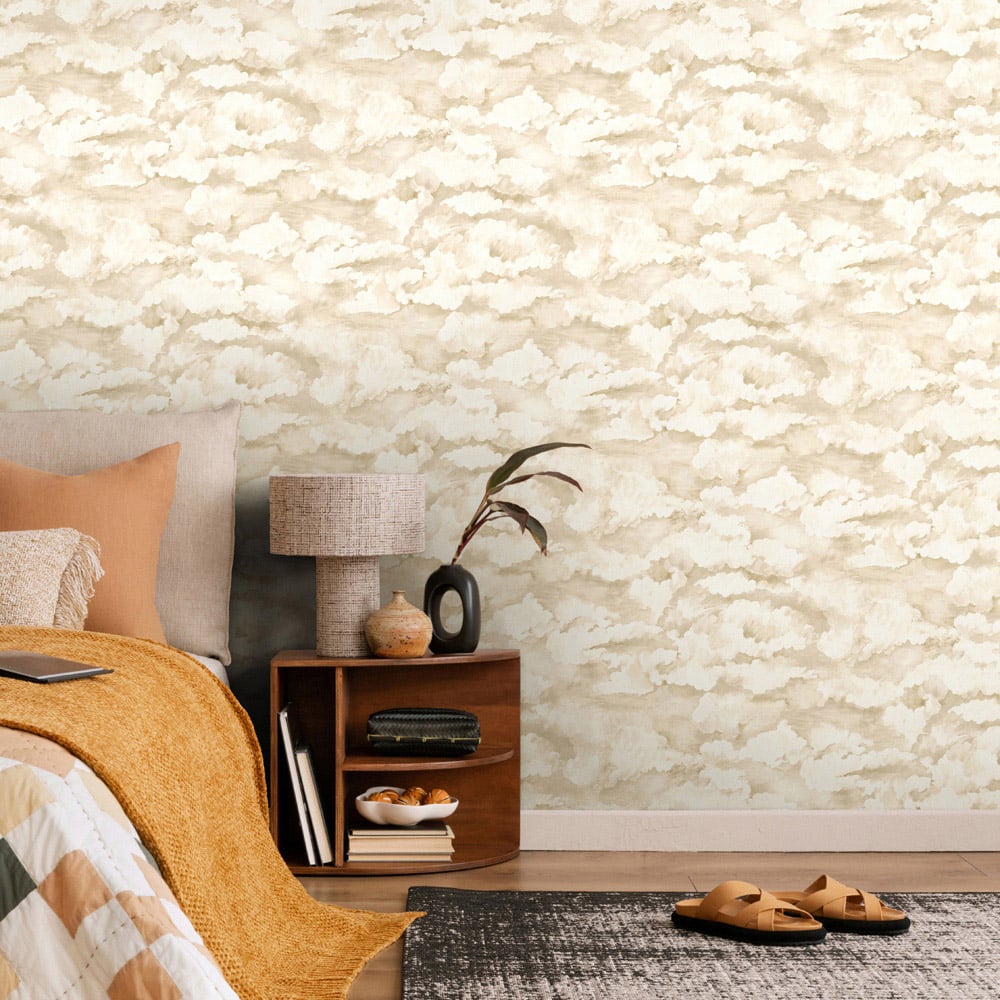Holden Cloudscape Cream Wallpaper Image 3
