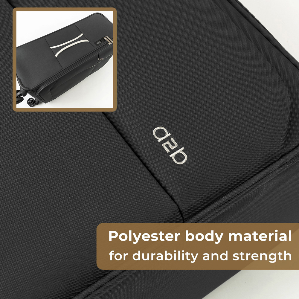 A2B Odyssey 20 inch Black Cabin Suitcase Image 7
