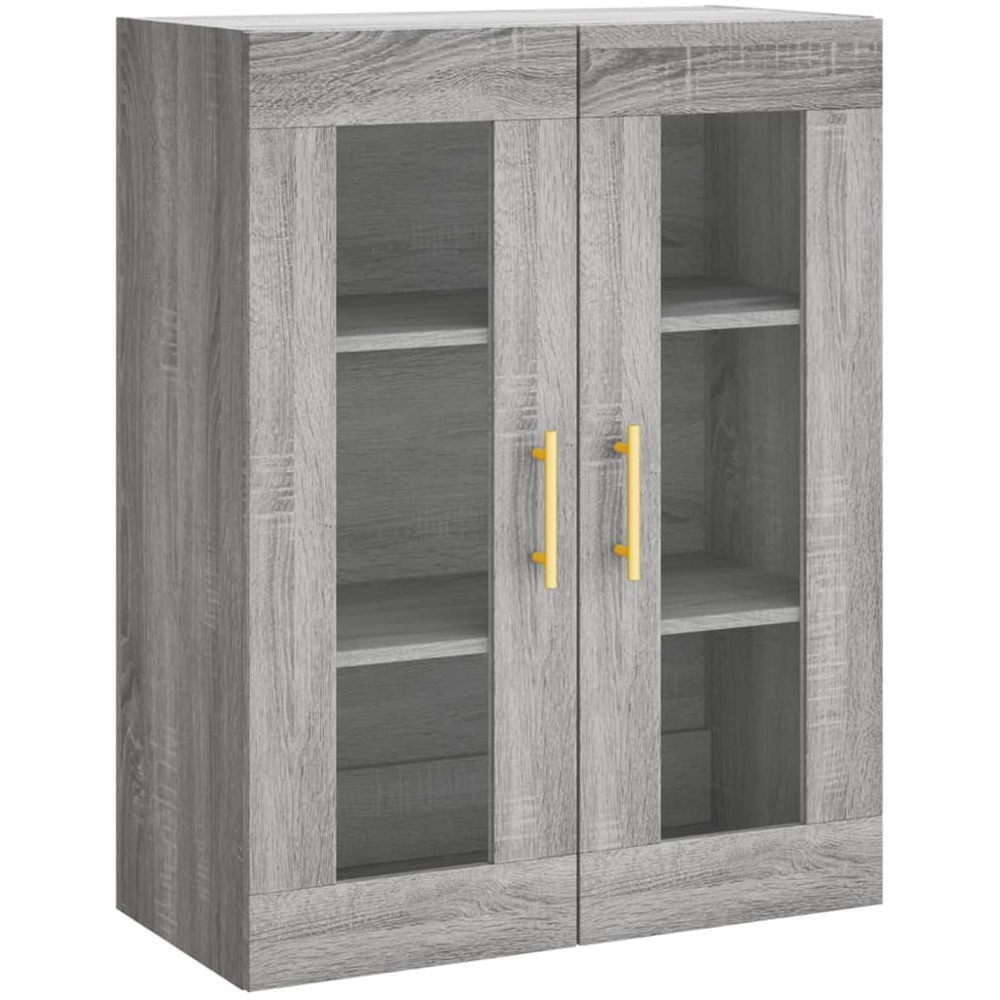 vidaXL 4 Door Grey Sonoma Highboard Image 5